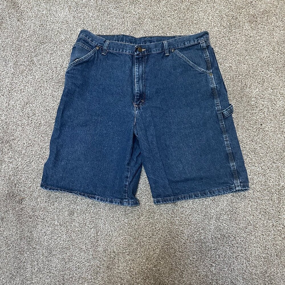 MENS OLD MILL JEAN CARGO SHORTS SIZE 38  #705